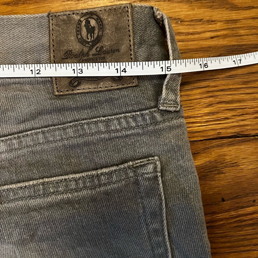 Ralph Lauren Sport Proprietor Denim Gray Designer Jeans Women’s Size 27‎ X 29 - Picture 9 of 9